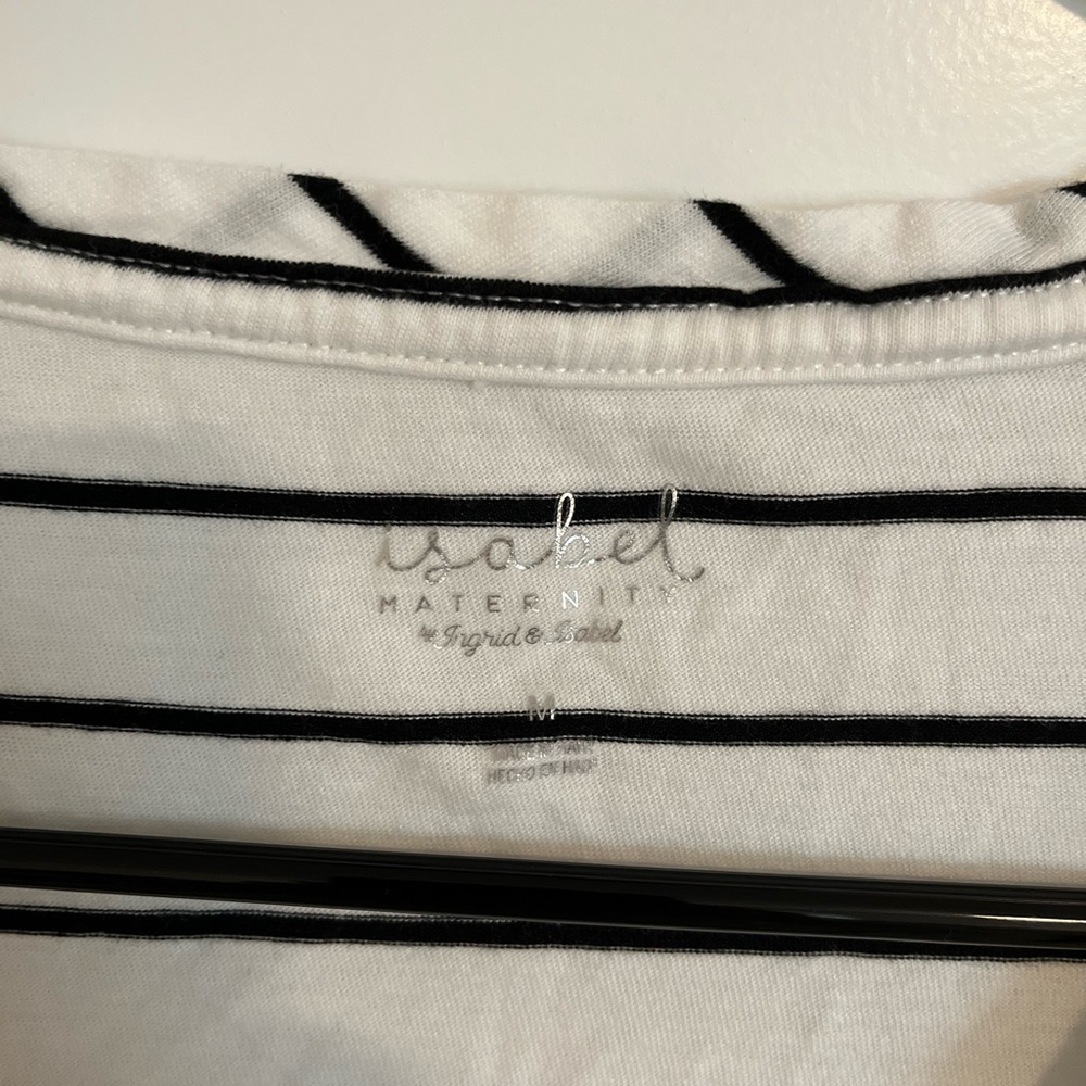 Ingrid Isabel Striped Maternity Tshirt
